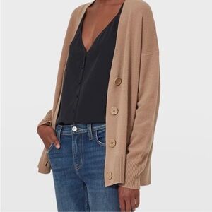 Equipment Elder Cardigan 100% Cahsmere Medium